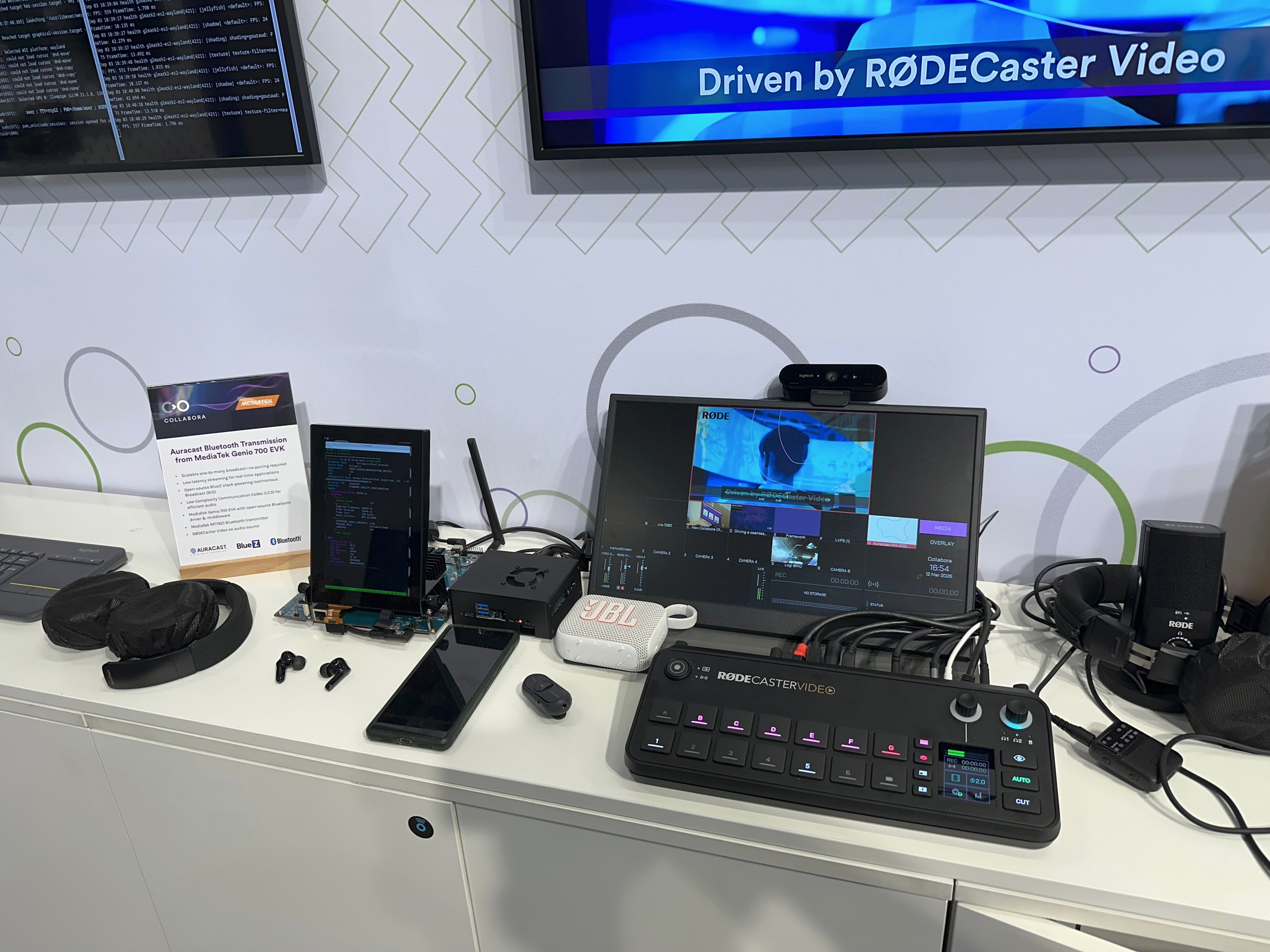 Collabora Auracast Demo Embedded World 2026